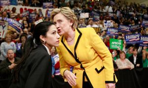 Clinton and Huma Abedin