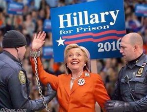 Hellary for prison